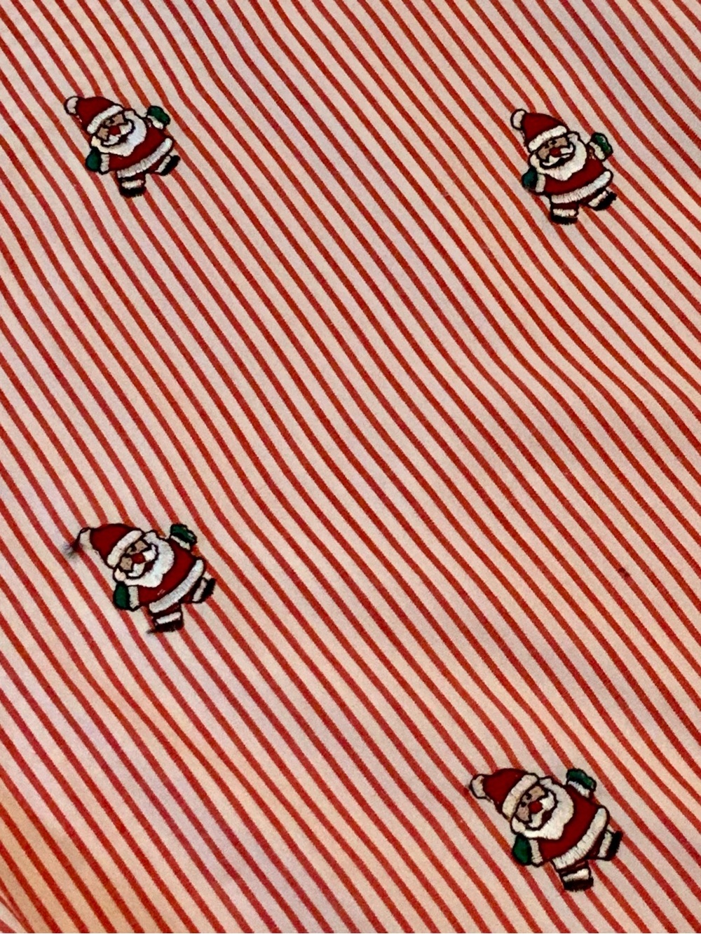 Impressions Striped Red Embroidered Long-Sleeve Button-Up Shirt - Picture 6 of 10